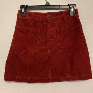 Maroon skirt